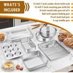E Far Metal Baking Pan Set Of 9