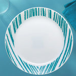 Higher Rim Glass Plate Bowl Set