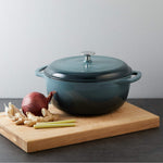 Cast Iron Covered Dutch Oven Enamled