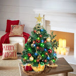 Mini Artificial Christmas Tree With 30 Led String Lights