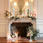 Birch Tree Battery Powered Warm White Led