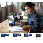 New Sidetrak Swivel Attachable Portable Monitor For Laptop 12 5A Fhd Ips Rotating Dual Laptop Screen Mac Pc Chrome Os Compatible All Laptop Sizes Powered By Displayport Usb C Or Mini Hdmi