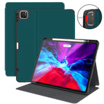 Ipad Pro 12 9 Case 2020 4Th Gen With Pencil Holder Shockproof Cases Cover With Auto Sleep Wake Support 2Nd Gen Pencil Charging For Ipad Pro 12 9 Inch 4Th 3Rd Generation 2020 2018 Teal