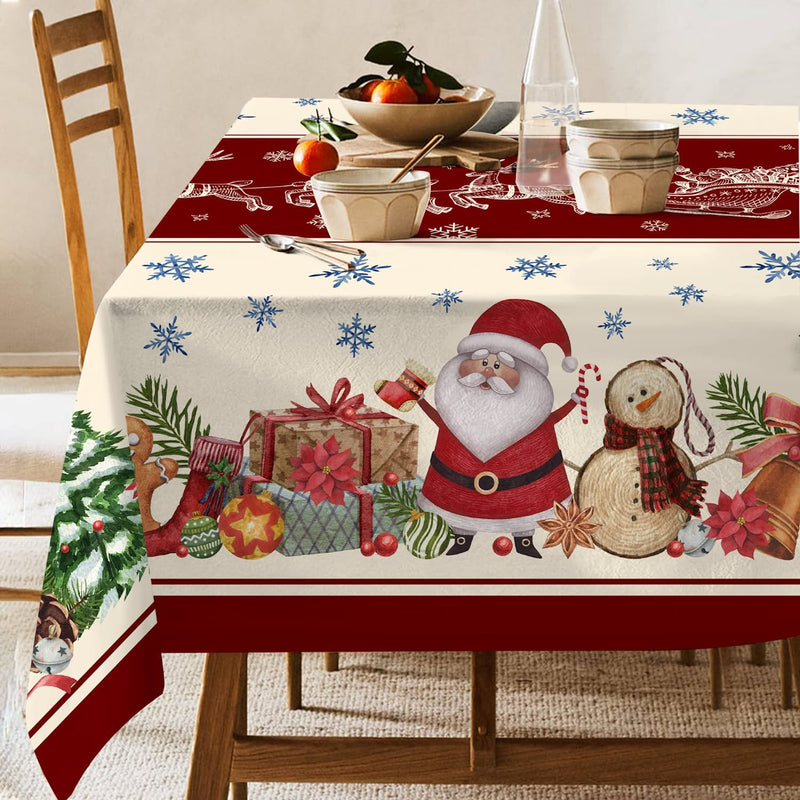 Snowman Christmas Decoration For Table Cloth