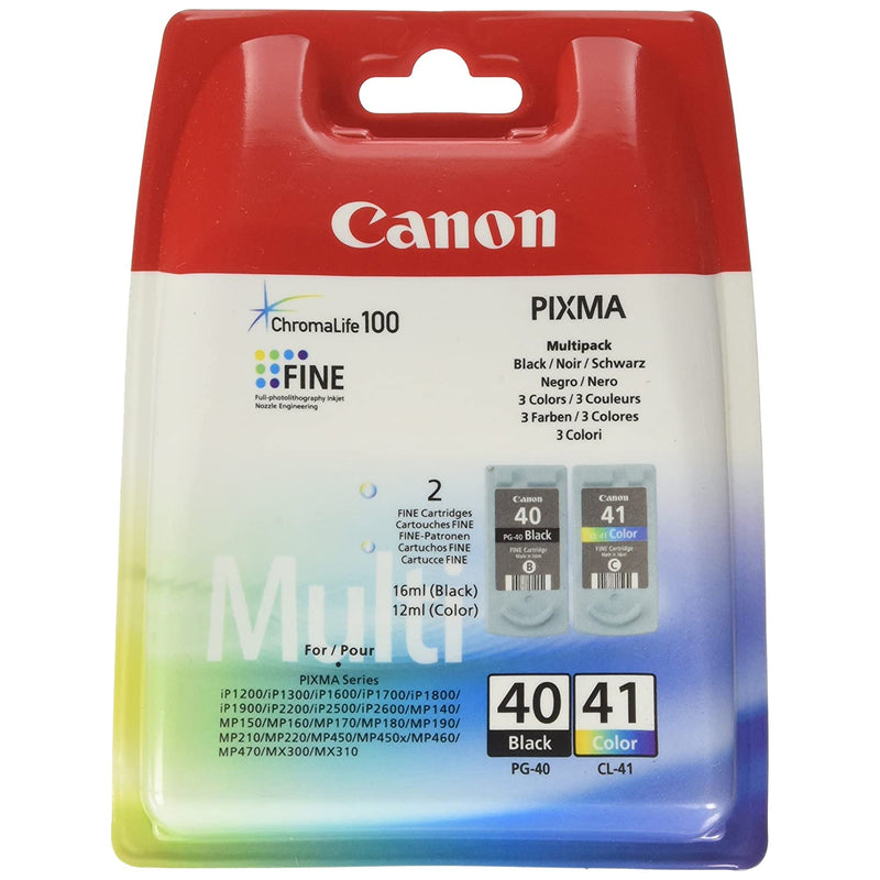 Pg 40 Cl 41 Multi Pack 2 Ink Cartridges Blister With Security