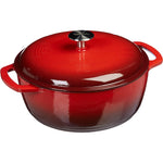 Cast Iron Covered Dutch Oven Enamled