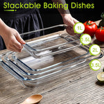 Glass Casserole Dish Rectangular Baking Pan For Oven