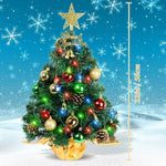 Mini Artificial Christmas Tree With 30 Led String Lights