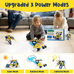 2 Sets Robot Kit Stem Projects For Kids Ages 8 12 Stem Educational Building Solar Robot Toys With Unique Led Light Science Experiment Kit Gift For Boys 8 9 10 11 12 Years Old