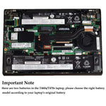 01Av406 Laptop Battery Replacement For Lenovo Thinkpad T460S T470S Series Notebook Internal Sb10J79003 00Hw038 00Hw025 00Hw024 01Av462 01Av405 01Av407 01Av408 Black 11 46V 27Wh 2274Mah 3 Cell