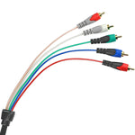 Mediabridge Component Video Cables With Audio 6 Feet Gold Plated Rca To Rca Supports 1080I