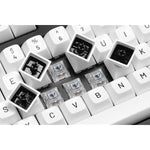 Drop Mt3 Black On White Keycap Set Abs Hi Profile Keycaps Doubleshot Legends Mx Style Covers Fullsize Tenkeyless Winkeyless 60 65 And 75 Base Kit