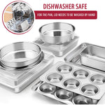 12 Piece Of Stainless Steel Bakeware Sets