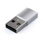 Satechi Type A To Type C Adapter Converter Usb A Male To Usb C Female Compatible With Imac Macbook Pro Macbook Laptops Pc Computers And More Silver