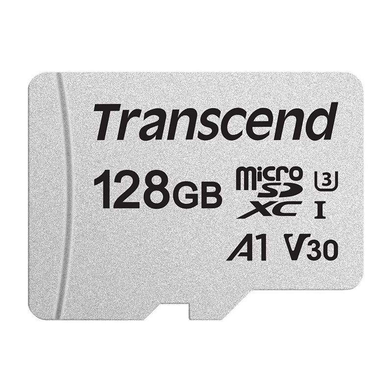 Transcend 128Gb Microsdxc Uhs I Class 10 U3 V30 A1 Memory Card With Adapter Ts128Gusd300S A