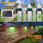 Solar Fence Lights Warm White