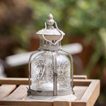 Antique Metal Votive Candle Lantern With Handle