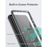 Youmaker Designed For Samsung Galaxy S20 Plus Case With Built In Screen Protector Full Body Heavy Duty Shockproof Kickstand Cover For Galaxy S20 Plus 5G 6 7 Inch Black