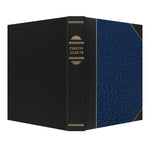 Pioneer Photo Albums 50 Pocket Navy Blue And Black Ledger Style Leatherette Cover Photo Album For 5 By 7 Inch Prints