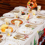 New Years Eve Special 175 Pcs Dinnerware Foil Dot Paper Plates Set Of Disposable Plates Napkins Cups