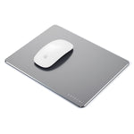 Satechi Aluminum Mouse Pad With Non Slip Rubber Base Compatible With Computers Laptops And Desktops Space Gray 1