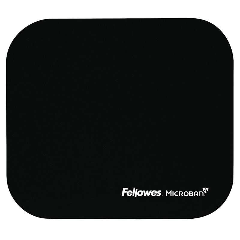 Fellowes Mouse Pad With Microban Black 5933901