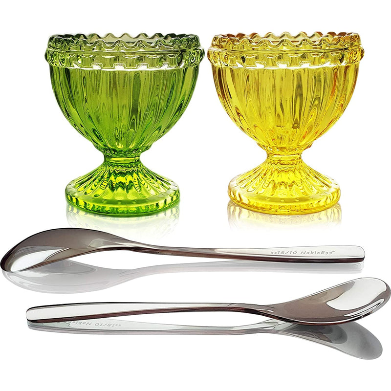 Glass Egg Cups For Soft Boiled Eggs