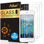 Ailun Screen Protector For Ipod Touch 7 Touch 6 Touch 5 Curved Edge Tempered Glass 3Pack Compatible With Ipod Touch 7Th Generation 2019 Released 6Th Generation 2015 Released 5Th Generation Case Frien