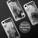 Flowing Neon Sand Liquid Iphone Xr Case 2018 6 1 Full Body Protection With Raised Bezel Hi Contrast Black N White