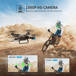 Holy Stone Gps Drone With 1080P Hd Camera Fpv Live Video For S And Kids Hs110G With Carrying Bag 3 Batteries Easy For Beginners