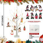 Birch Tree Battery Powered Warm White Led