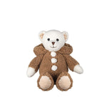 Brown And White Cutre Teddy Bear Plush Stuffed Toy