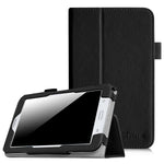 Fintie Folio Case For Samsung Galaxy Tab E Lite 7 0 Slim Fit Folio Stand Leather Cover For Galaxy Tab E Lite Sm T113 Tab 3 Lite 7 0 Sm T110 Sm T111 7 Inch Tablet Black