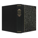 Pioneer Photo Albums 50 Pocket Silver Marble And Black Ledger Style Leatherette Cover Photo Album For 5 By 7 Inch Prints