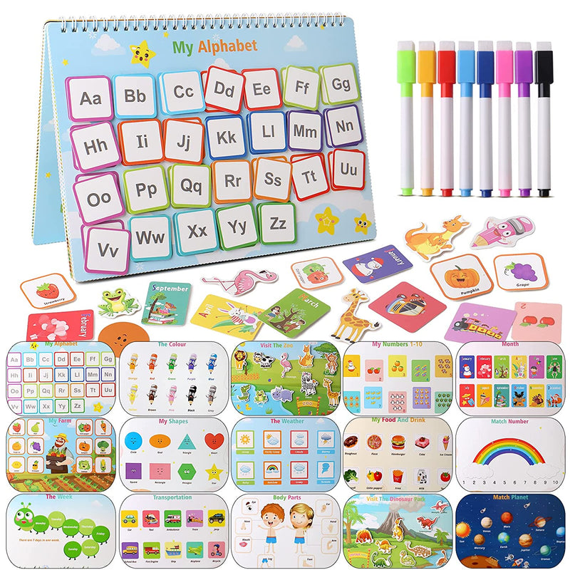 2022 Montessori Busy Book For Kids Preschool Learning Activities Latest 30 Themed Workbooks Activity Binders Travel Toys For Toddlers Ages 3 Autism Learning Materials And Tracing Coloring Books