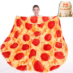 Giant Funny Realistic Food Throw Blanket