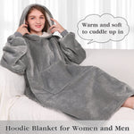 Wearable Blanket Sweatshirt For Women And Men