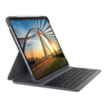 Logitech Slim Folio Pro Backlit Bluetooth Keyboard Case For Ipad Pro 12 9 Inch 3Rd And 4Th Gen Graphite