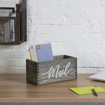 Rustic Gray Wood Tabletop