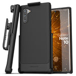 Galaxy Note 10 Belt Clip Case Thin Armor Slim Grip Cover With Holster Samsung Note 10 Black