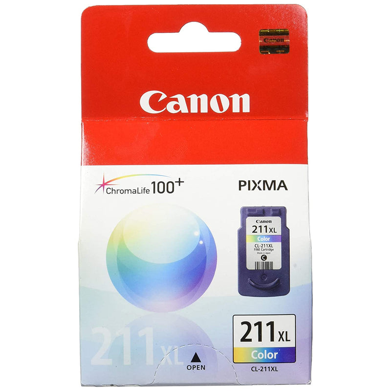 Canon Cl 211Xl 2975B001 Pixma Ip2700 Ip2702 Mp230 Mp235 Mp240 Mp250 Mp260 Mp270 Mp280 Mp282 Mp480 Mp490 Mp495 Mp499 Mx320 Mx330 Mx340 Mx350 Mx360 Mx410 Mx420 Ink Cartridge Color In Packaging