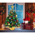 Mini Artificial Christmas Tree With 30 Led String Lights