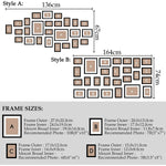 26 Pieces Picture Frames Set Collage Wall Gallery Kit