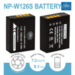 Bm Premium 2 Pack Of Np W126S Battery And Dual Bay Battery Charger For Finepix X S10 X T100 Xt 200 X 100F X 100V X A7 X T10 X T20 X T30 X A10 X E2S X E3 X T1 X T2 X T3 Cameras