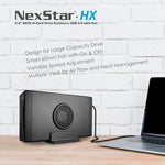 Vantec Nexstar Hx 3 5 Sata Iii Hard Drive Enclosure Usb 3 0 With Fan Nst 387S3 Bk