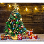 Mini Artificial Christmas Tree With 30 Led String Lights