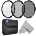 58Mm Altura Photo Professional Photography Filter Kit Uv Cpl Polarizer Neutral Density Nd4 For Camera Lens With 58Mm Filter Thread Filter Pouch