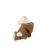 Brown And White Cutre Teddy Bear Plush Stuffed Toy