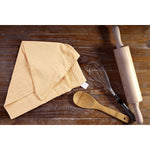 Flour Sack Tea Towels 12 Pack 28 X 28 Inches Ring Spun 100 Cotton Dish Cloths Machine Washable For Cleaning Drying Beige