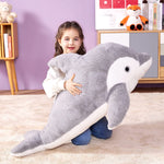Jumbo Plushie Dolphin Stuffed Toy